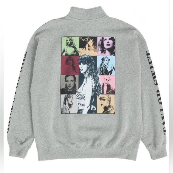 Taylor Swift Eras Tour Concert 1/4 Zip Sweater - Picture 4 of 9